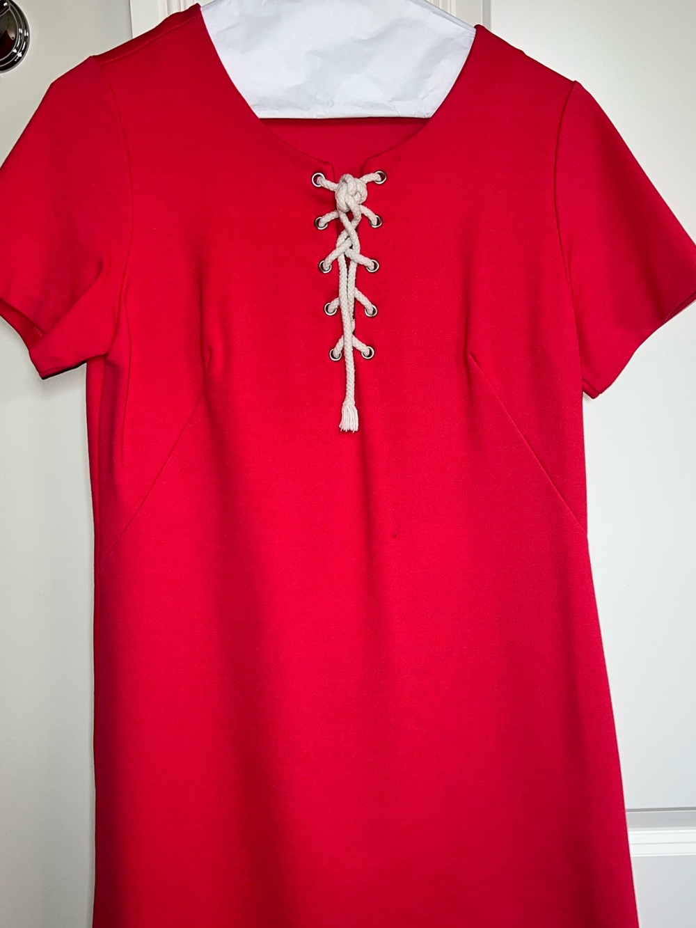 Amanda Uprichard Lace-Up Shift Dress